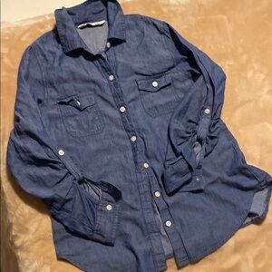 Old Navy Cotton Denim Color Top